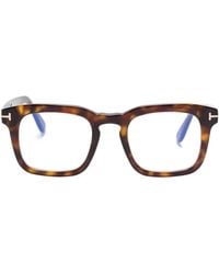 Tom Ford - Brille Mit Eckigem Gestell - Lyst