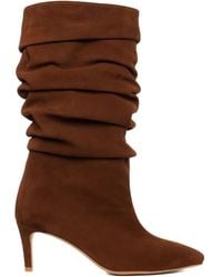 Ginissima - 65Mm Eva Ruched Boots - Lyst