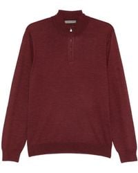 Corneliani - Zip-Up Mock-Neck Sweater - Lyst