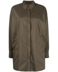 Herno - Parka de manga larga con cierre de botones - Lyst