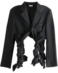 Comme des Garçons - Braided-detail Cropped Jacket - Lyst