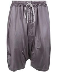 Rick Owens - Dropped-Crotch Drawstring Shorts - Lyst