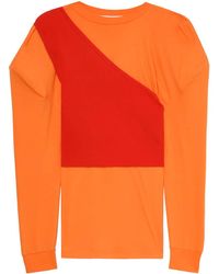 Enfold - Bluse in Colour-Block-Optik - Lyst