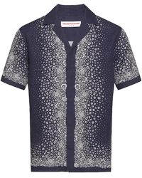 Orlebar Brown - Maitan Floral-Print Linen Shirt - Lyst
