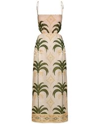 Johanna Ortiz - Linen Tactile Winds Maxi Dress - Lyst