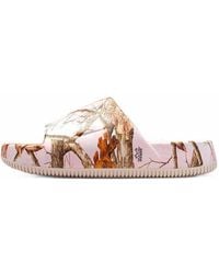 Nike - Calm Camouflage-Print Slides - Lyst