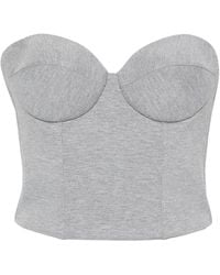 GIUSEPPE DI MORABITO - Cropped-Corsage - Lyst