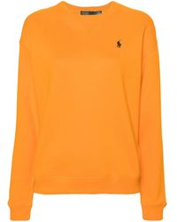 Polo Ralph Lauren - Jersey Sweater Met Geborduurd Logo - Lyst