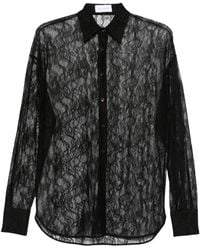 THE NINA STUDIO - Lace Buttoned Shirt - Lyst