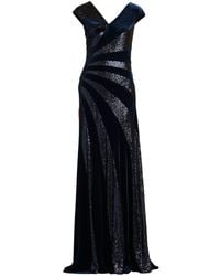 Tadashi Shoji - Haleh Sequin-embellished Gown - Lyst