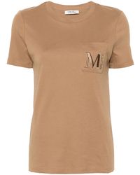 Max Mara - Cotton T-Shirt - Lyst