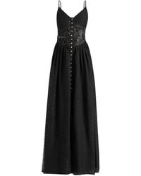 Manière De Voir - Rosie Lace Corset Maxi Dress - Lyst