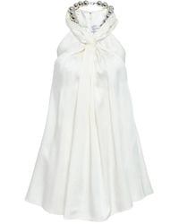 Stella McCartney - Beade-Detail Halter-Neck Top - Lyst