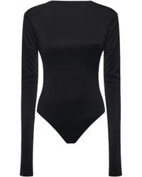 ANDAMANE - Body Sabrina de manga larga - Lyst
