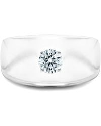 SOLO for Diamonds - Chevalière Épaisse À Diamants - Lyst