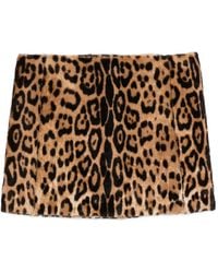 P.A.R.O.S.H. - Falda con estampado de leopardo - Lyst