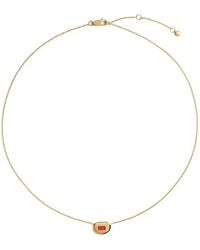 Monica Vinader - Gemdrop Onyx Necklace - Lyst