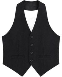 MM6 by Maison Margiela - Halterneck Backless Waistcoat - Lyst