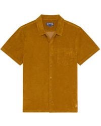 Vilebrequin - Short-Sleeve Terry Bowling Shirt - Lyst
