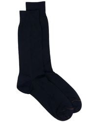 ZEGNA - Ribbed-Cuff Socks - Lyst
