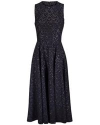 Michael Kors - Sequined Denim Tweed Dress - Lyst