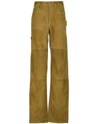 Altuzarra - Pantalon Mills En Daim De Chèvre - Lyst