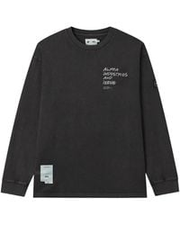 Izzue - Logo-Print Long-Sleeve T-Shirt - Lyst