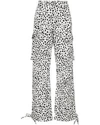 Moschino - Spot-Print Cargo Trousers - Lyst