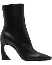 Fendi - Arco Point-Toe Ankle Boots - Lyst