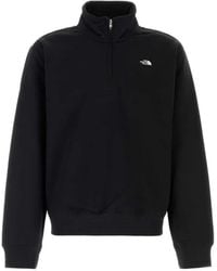The North Face - Essential Simple Dome Relaxed 1/4 Zip Sweatshirt - Lyst