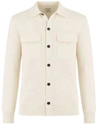 Eleventy - Patch-Pocket Button Shirt Jacket - Lyst