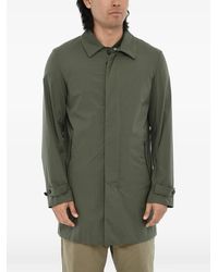 Woolrich - Concealed-Closure Single-Breasted Coat - Lyst