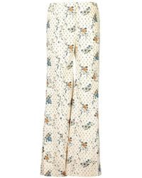 Borgo De Nor - Pantalon À Fleurs - Lyst