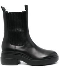 Vic Matié - Lederstiefel Mit Breiter Sohle - Lyst