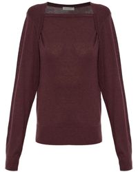By Malene Birger - Gwen Square-Neck Sweater - Lyst