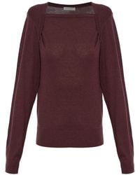 By Malene Birger - Gwen Square-Neck Sweater - Lyst
