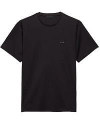 Prada - Camiseta Con Placa Del Logo - Lyst