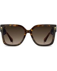 Etro - Floral-Detail Sunglasses - Lyst