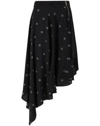Givenchy - Asymmetrische Rok - Lyst