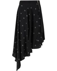 Givenchy - Asymmetrische Rok - Lyst