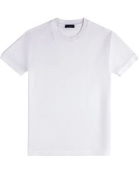 Fay - Piquet Short-Sleeves T-Shirt - Lyst