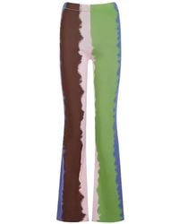 House Of Sunny - She's Electric Wavy-Print Trousers - Lyst