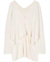 Isabel Benenato - Layered V-Neck Cardigan - Lyst