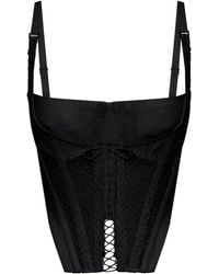 Dion Lee - Panelled Lace Corset Top - Lyst