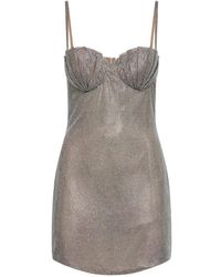 GIUSEPPE DI MORABITO - Crystal-Embellished Sweetheart-Neck Mini Dress - Lyst