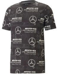 PUMA - Mapf1 Mercedes Aop All-over-print T-shirt - Lyst