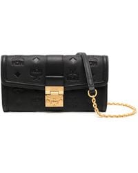 MCM - Large Tracy Embossed-Monogram Chain Wallet - Lyst