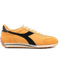 Diadora - Rally Punched Perforated Sneakers - Lyst