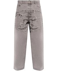 Y. Project - Logo-Patch Cotton Jeans - Lyst