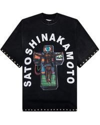Satoshi Nakamoto - Welcome To The Machine Graphic-Print T-Shirt - Lyst